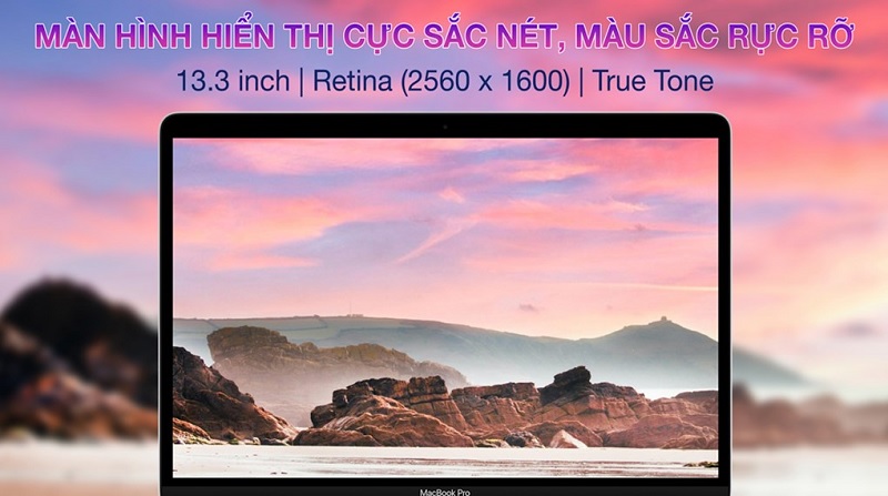 Công nghệ màn hình ISP trên MacBook Pro M2 giúp giảm nhiễu
